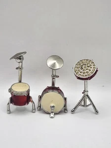 Work Of Art Object d'Art Fine Collectible "High Hat” Drum Set #150 Trinket Box - Picture 1 of 10