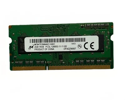 CRUCIAL 2GB 204 - PIN DDR3 SODIMM (Notebook, laptop Memory) CT25664BF160B - Image 1 of 3