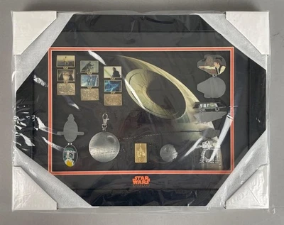 NEW! Disney Star Wars Weekend 2015 Framed Pin Set Pins Lanyard Medal LE 300 Show - Image 1 of 4