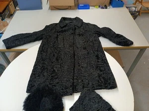PELZ PELZMANTEL ECHTES SWINGER SKANDINABIEN SILBERFUCHS LUXUS FUCHS COAT SILBER - Bild 1 von 9