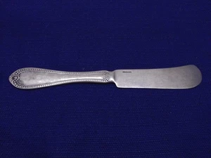Cuchillo esparcidor de mantequilla de plata para monedas antiguas - 7 pulgadas - Isaac Lewis Meriden CT - Imagen 1 de 5