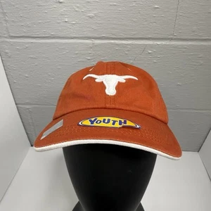 Gorra TEXAS LONGHORNS JUVENIL Correa Trasera Naranja Bordado Logo NCAA - Imagen 1 de 11