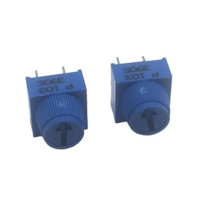 20 Stück Trim Potentiometer Set 1K 10K 50K 100K variable Widerstände blauer Re - Bild 1 von 4