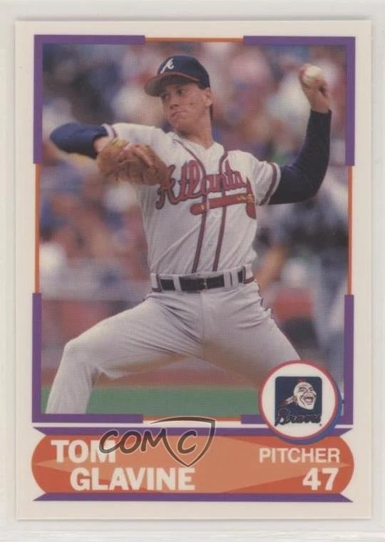 1989 Score Factory Set Young Superstars II Blank Back Tom Glavine #23 HOF - Image 1 of 2