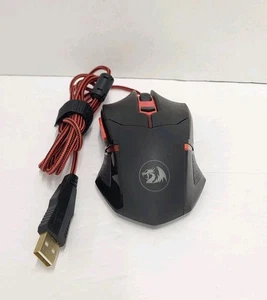 Red Dragon Wired USB LED Optical Gaming Mouse 3200 DPI - S101-3 Tested Gaming  - Picture 1 of 7