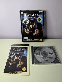 SEGA Mega CD Batman Returns NTSC USA Used Import Good Condition CIB