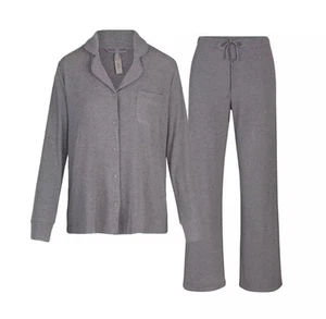 Skims Soft Lounge Sleep Set- Heather Grey Small - Picture 1 of 4