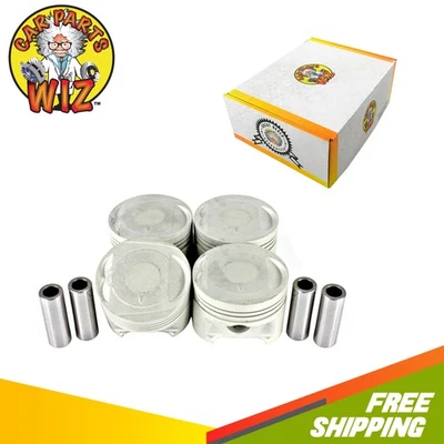 Juego de pistones de motor para 93-96 Mitsubishi Mighty Max 2.4L 8V Foto 1 de 2