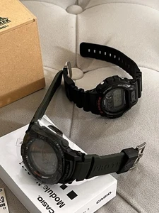 Casio Pro Trek PRW-3510Y Und DW 6900 2 Uhren Neu Box Papiere 2 Uhren Set - Bild 1 von 17