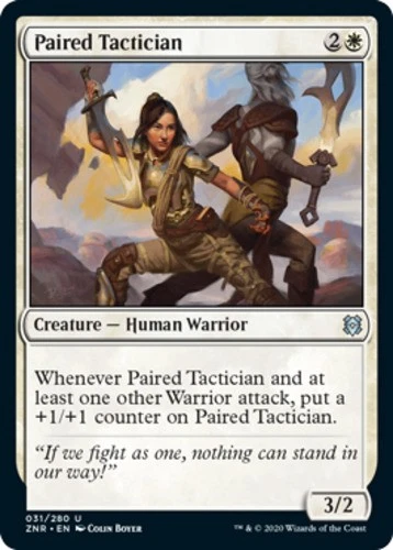 x1 Paired Tactician - Zendikar Rising - NM - MTG - Image 1 of 1