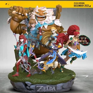 Zelda Diorama Lágrimas del Reino | Kit de Garaje Hágalo Usted Mismo Figura Estatua PINTADA 3D Mod - Imagen 1 de 5