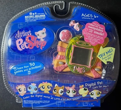 Littlest Pet Shop Digital Pet Care For Me Handheld Keychain - NEW/SEALED - Pig - Image 1 of 4