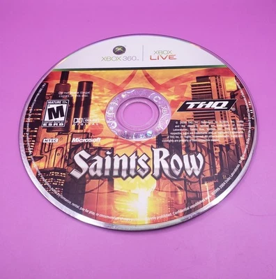 Saints Row – Xbox 360 – Tested Disc Only – Achievement Hunting - GTA Clone -  - Image 1 of 3