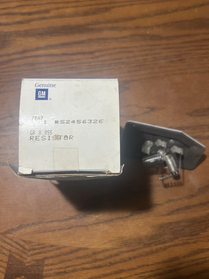 Conjunto de resistencia de motor soplador NOS GM 52456326 para Buick Oldsmobile y Pontiac Foto 1 de 4