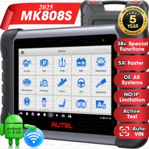 Autel MaxiCOM MK808S Bidirectional Scan Tool Car Diagnostic Scanner K~e~y Coding - Bild 1 von 17