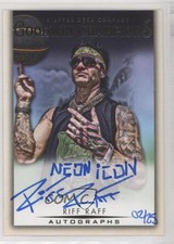 2021 Upper Deck Goodwin Champions Inscriptions /25 Riff Raff Neon Icon Auto