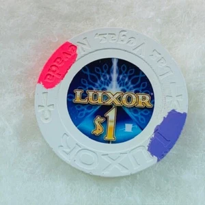 Luxor Casino Chip Las Vegas $1.00 One Dollar Poker - Bild 1 von 4