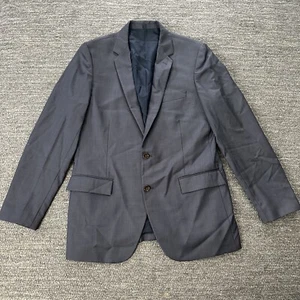 J Crew Factory Thompson Blazer Men 42L Long Navy Blue Wool Classic Business - Picture 1 of 16