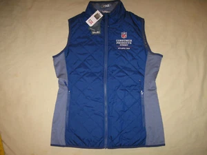 NFL Consumer Products Summit 2018 ATL Chaleco Cortavientos Nuevo con Etiquetas Para Mujer Mediano - Imagen 1 de 4