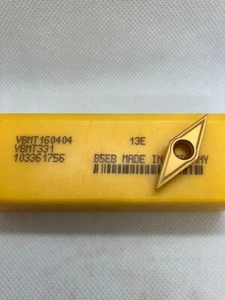 KENNAMETAL Turning Carbide Insert VBMT 160404 13E VBMT331 (Pack of 10) - Picture 1 of 1