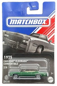 Matchbox 2024 MBX Convertibles 2/6 Green 1975 Cadillac Eldorado Convertible - Picture 1 of 6