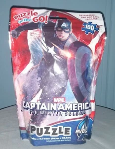 Marvel Captain America Puzzle On The Go 100pc. - Picture 1 of 2