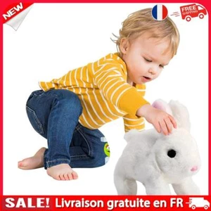 fr Easter Realistic Bunny Cute Plush Stuffed Bunny Gifts for Kids (White) - Photo 1/10