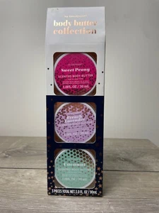 My Beauty Spot Scented Body Butters Peony Lavender Coconut Set of 3 - Picture 1 of 2
