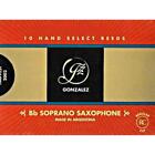 Gonzalez Bb Soprano Saxophone Reeds Strength 3.75, Box of 10