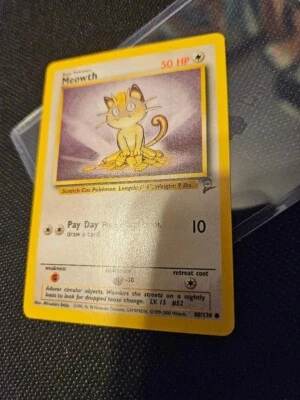 1995 Pokemon Jungle Meowth 80/130 Vintage - Image 1 of 3