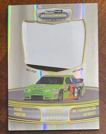 MARK MARTIN - 2011 Press Pass Showcase - Showroom Memorabilia Gold - S/N 02/25 - Image 1 of 1