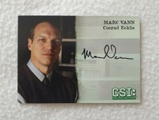 Strictly Ink CSI Vegas Series 3 Marc Vann Autograph Card CSIV3-A10 