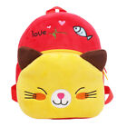  Toddler School Bag Cartoon Red Cat Animal Plush Nursery Shoulder Backpack for