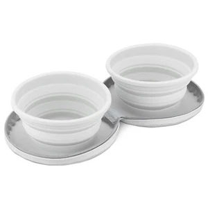 Comederos plegables para perros de silicona para perro y gato portátil de viaje - Imagen 1 de 7