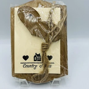 Vintage Wooden Memo Note Pad Wall Hanging Hearts Country Notes New in Package - Picture 1 of 4