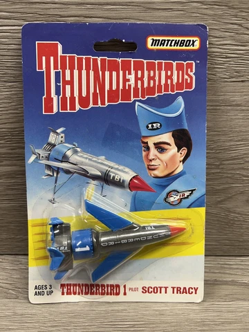 1994 Matchbox Thunderbirds 1 Pilot Scott Tracy NOS new Cover