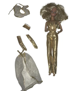 Muñeca Barbie Golden Dream 1981 de colección #1874 accesorios dorados Mattel  - Imagen 1 de 10