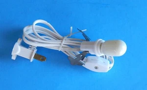 5-Ft Replacement Light w/Switch Metal Clip Villages Tested/Working “B” - Picture 1 of 1