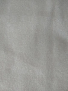 White FLEECE FABRIC 35" Long X 66" Wide - Picture 1 of 4