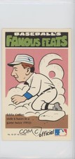 1973 Fleer Real Cloth Baseball Patches Eddie Collins #18 HOF