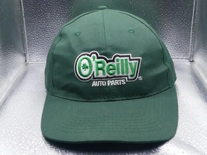 O'Reilly Auto Parts Dedicated Professional Green White Dad Style V-Strap Hat Cap - Picture 1 of 12