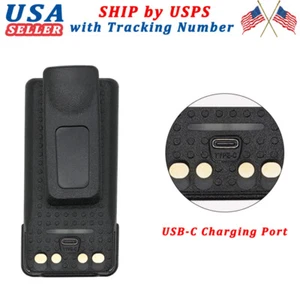 2600mAh USB-C Charging Battery For Motorola XPR 7550 XPR7580 XPR7550e XPR 7580e - Picture 1 of 7