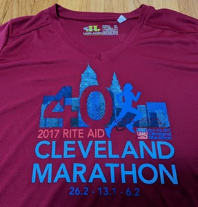 2017 University Hospitals Rite Aid Pharmacy Cleveland Marathon Trikot T-Shirt XL - Bild 1 von 7
