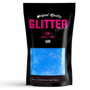 Blue Neon Premium Glitzer Mehrzweck Staubpulver 100 g/3,5 oz Kunst & Handwerk - Bild 1 von 3
