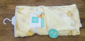 Disney Baby WINNIE THE POOH Soft & Cuddly Baby Blanket-Pooh & Honey 30"x40" - Picture 1 of 6