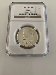 1966 SMS Kennedy Half Dollar MS 66 NGC! - Picture 1 of 2