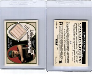2005 Topps Cracker Jack Mini Take Me Out Ballgame Bat Relic JASON KENDALL #TO-JK