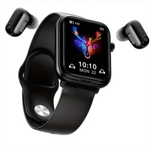 2 TO 1 SMART WATCH MODEL: X8S TWS HEADSET EARBUDS ANDROID IOS PHONE - Photo 1 sur 6