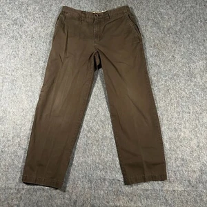 Columbia Sportswear Men's Chino Pants Size 32x30 Brown 100% Cotton 4-Pockets - Picture 1 of 7