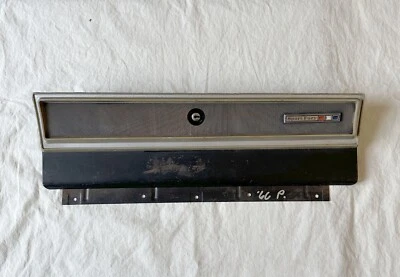 1966 Plymouth Sport  Fury Glove Box Door with Plastic Trim - Image 1 of 4